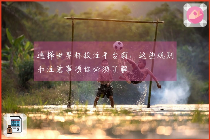 选择世界杯投注平台前，这些规则和注意事项你必须了解