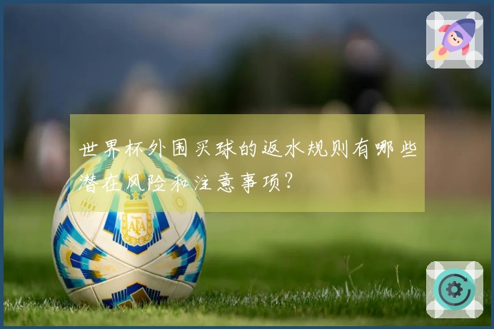 世界杯外围买球的返水规则有哪些潜在风险和注意事项？