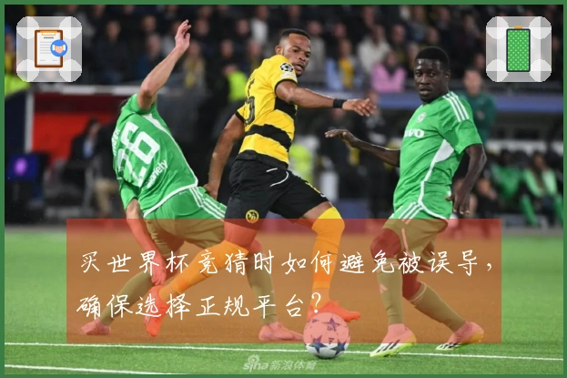 买世界杯竞猜时如何避免被误导,确保选择正规平台?